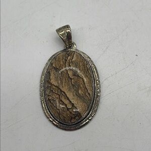Picture Jasper Sterling Silver Pendant